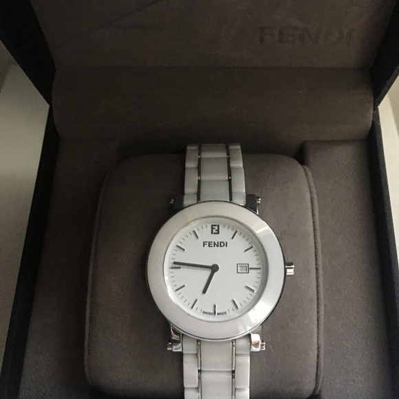 FENDI ceramic white watch main image 5